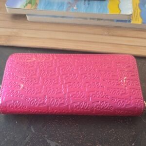 Folli Follie Pink Embossed Wallet